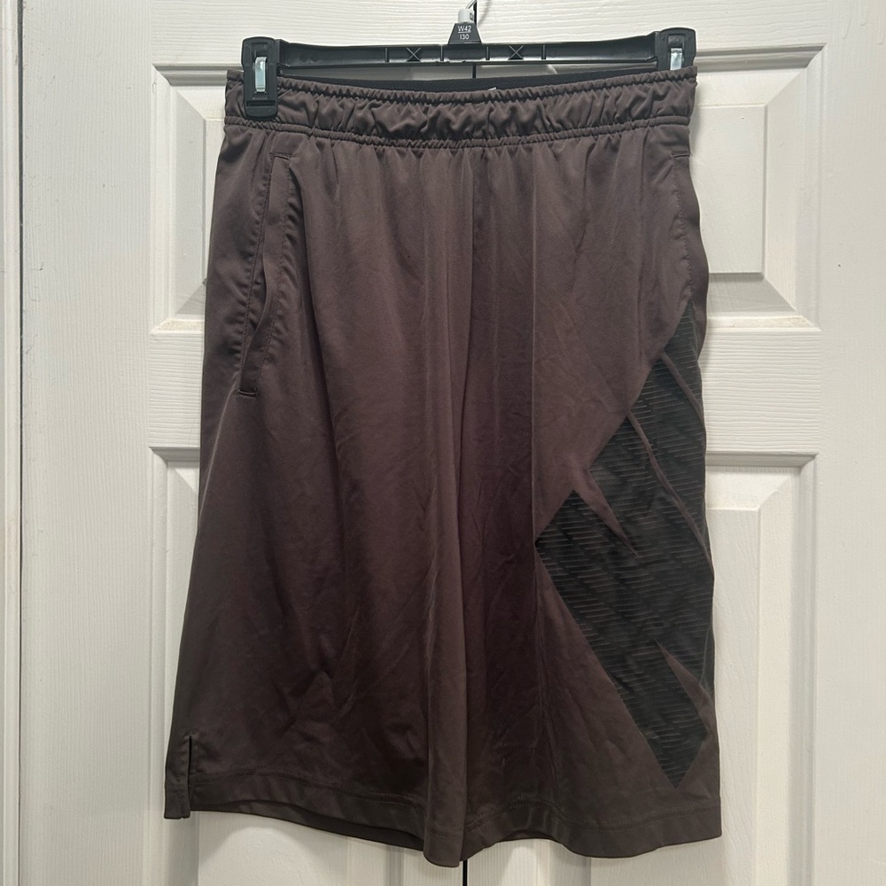 Nike Men's Athletic Shorts - Brown and Black